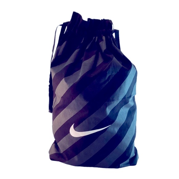Nike Other - Nike Oversized Drawstring Gym Bag Training Sports Swoosh Logo 28" x 20"